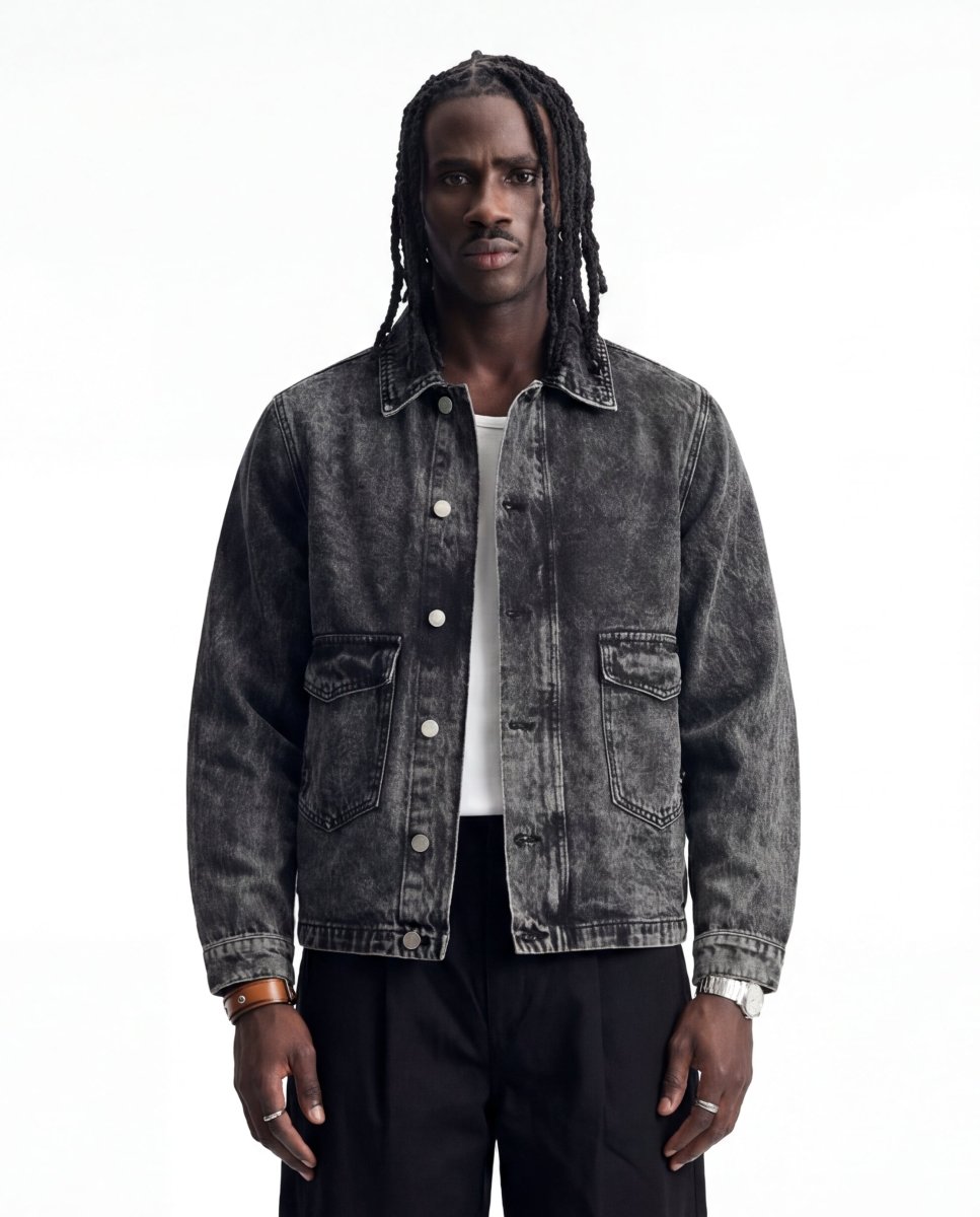 WASHED DENIM JACKET - Benevierre