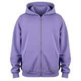 VIOLET ZIP HOODIE