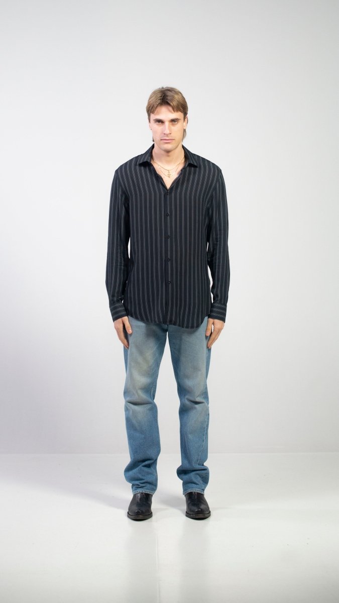 CAMICIA BLACK CASABLANCA - Benevierre