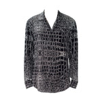 CAMICIA BLACK CROCODILE - Benevierre