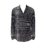 CAMICIA BLACK CROCODILE - Benevierre