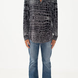 CAMICIA BLACK CROCODILE - Benevierre