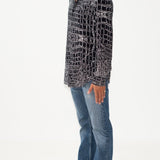 CAMICIA BLACK CROCODILE - Benevierre