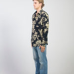 CAMICIA BLACK FLOWERS - Benevierre