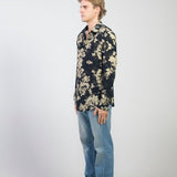 CAMICIA BLACK FLOWERS - Benevierre
