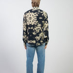 CAMICIA BLACK FLOWERS - Benevierre