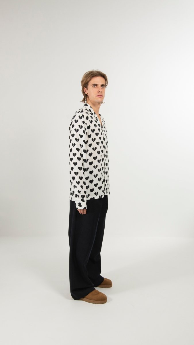 CAMICIA BLACK HEARTS - Benevierre