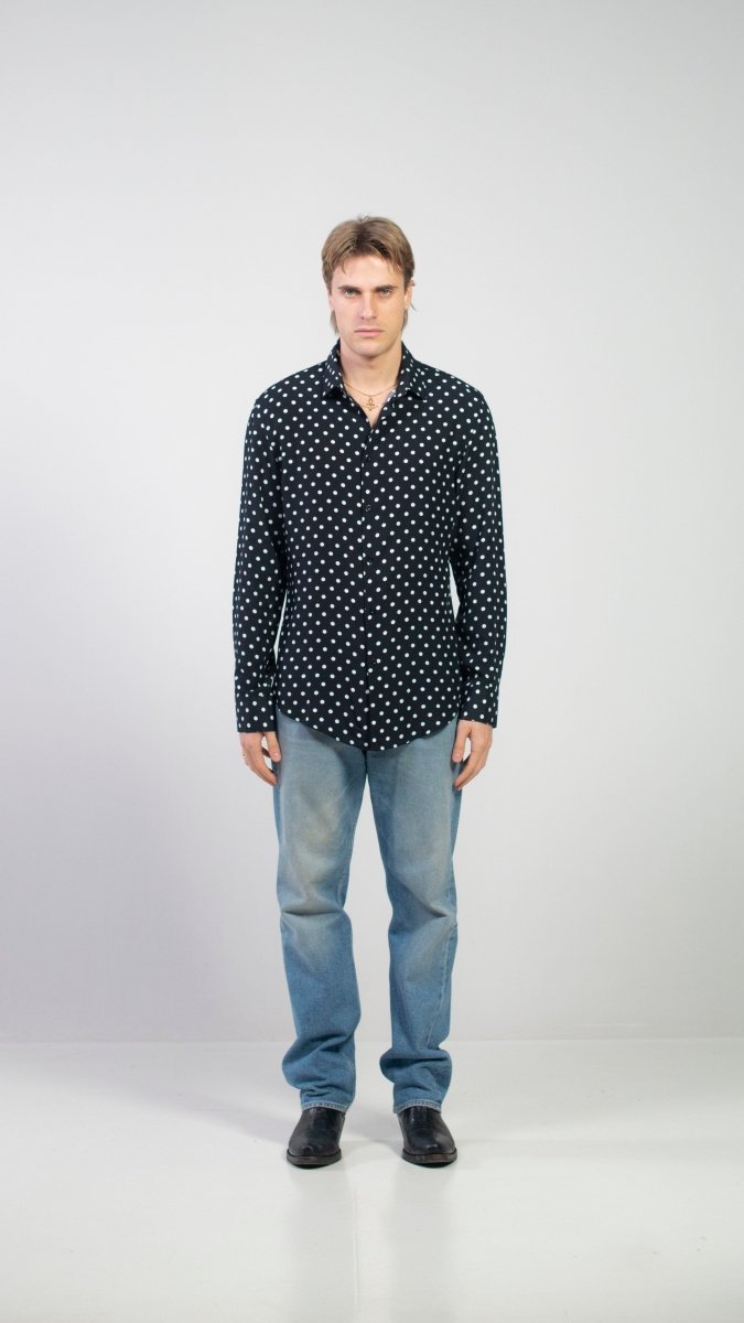 CAMICIA BLACK POIS - Benevierre