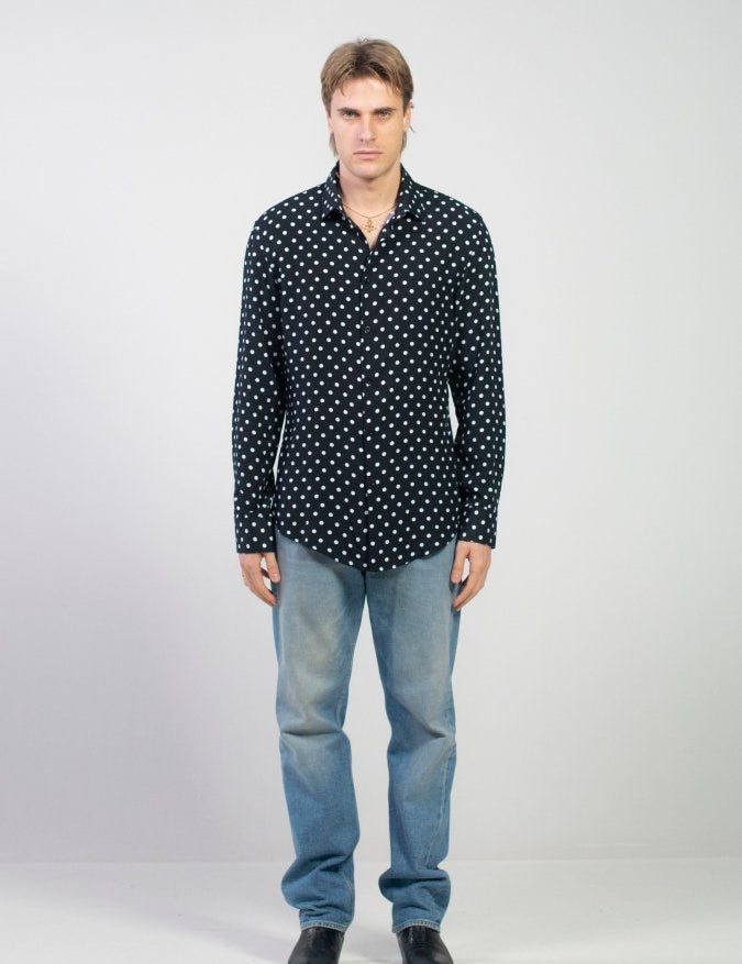 CAMICIA BLACK POIS - Benevierre