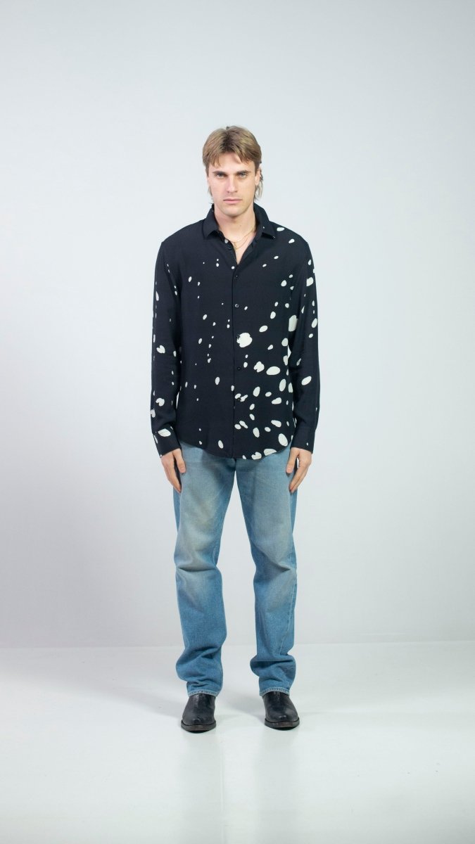 CAMICIA BLACK SEQUENCE - Benevierre