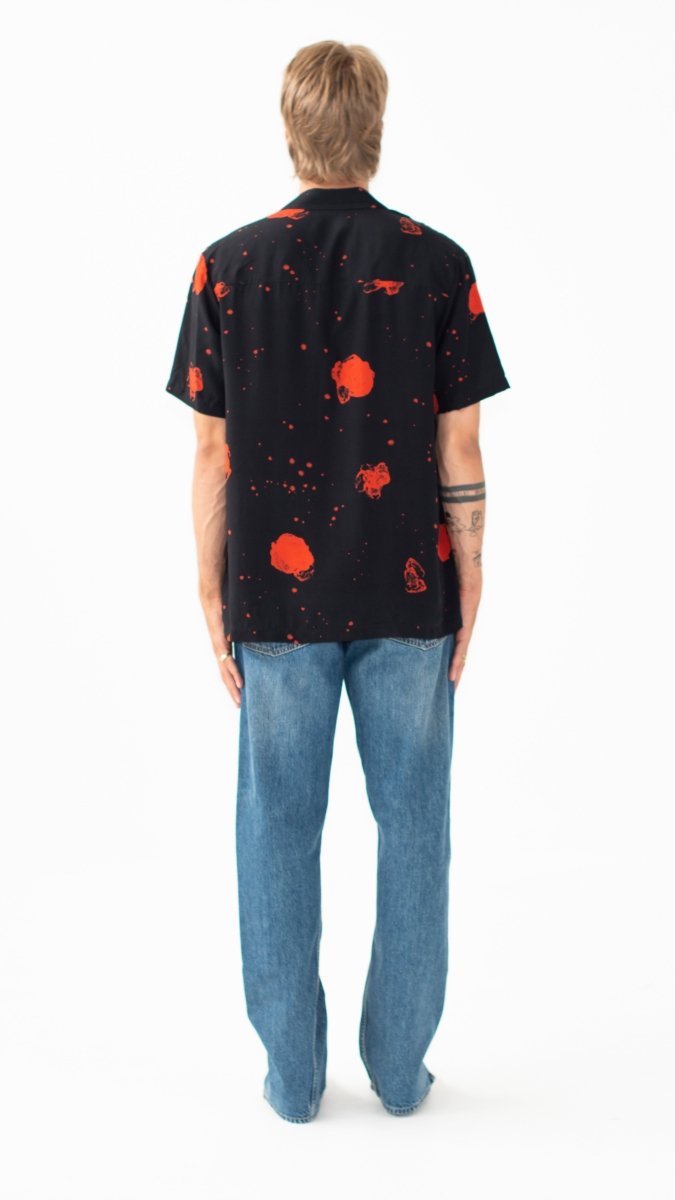 CAMICIA BLACK SPRAY - Benevierre