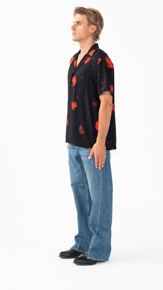 CAMICIA BLACK SPRAY - Benevierre