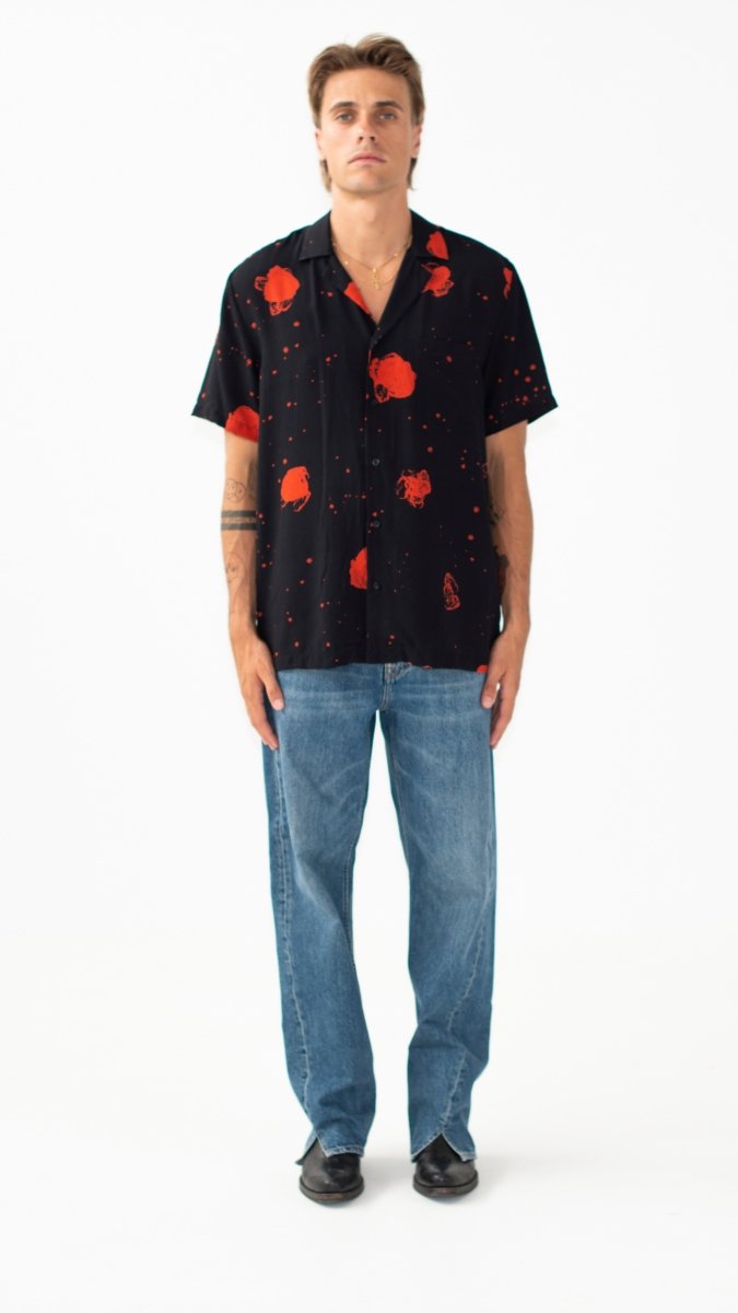 CAMICIA BLACK SPRAY - Benevierre