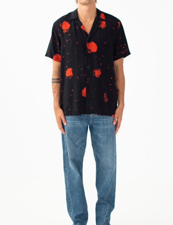 CAMICIA BLACK SPRAY - Benevierre