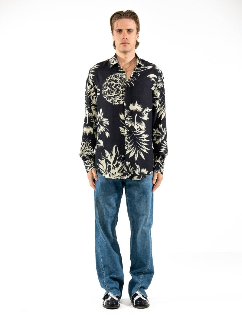 CAMICIA BLACK TROPICAL - Benevierre