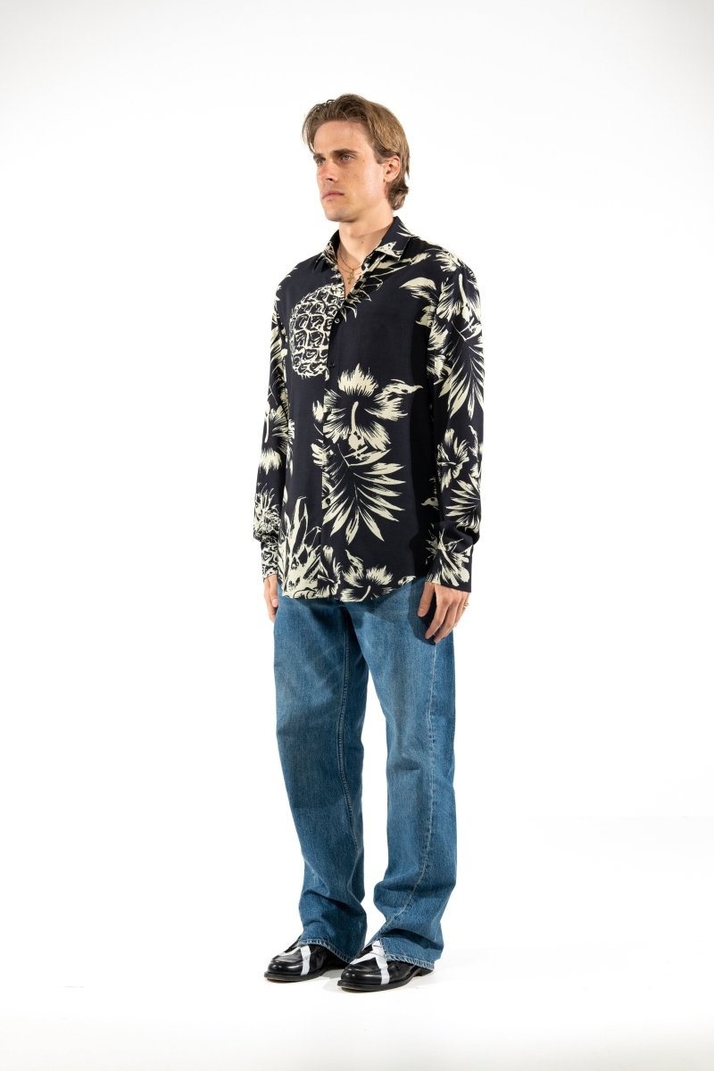 CAMICIA BLACK TROPICAL - Benevierre