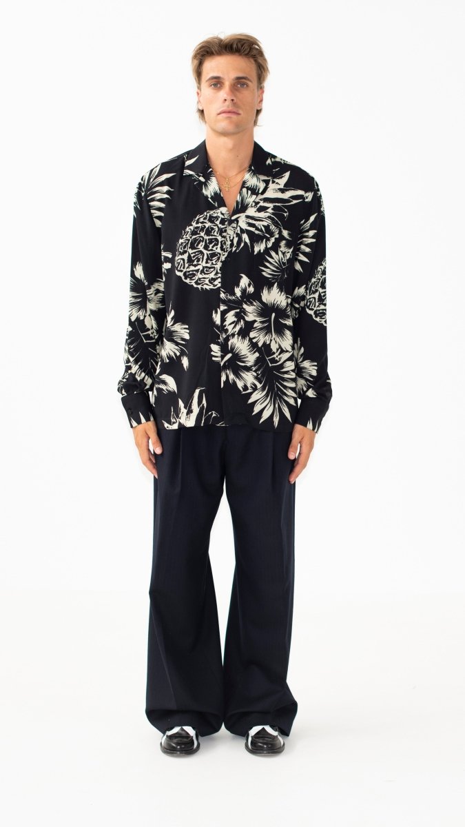 CAMICIA BLACK TROPICAL - Benevierre