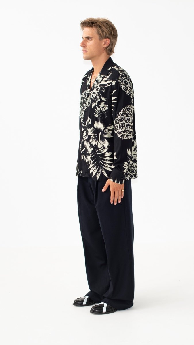 CAMICIA BLACK TROPICAL - Benevierre