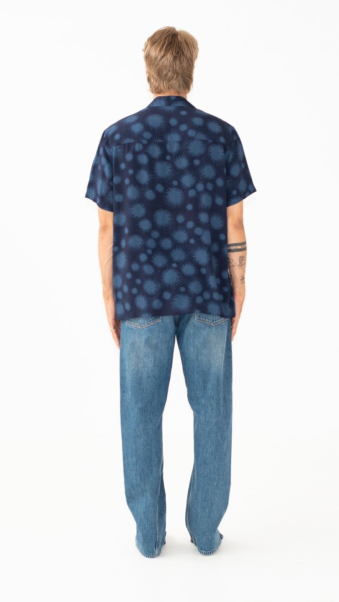 CAMICIA BLUE FIREWORKS - Benevierre