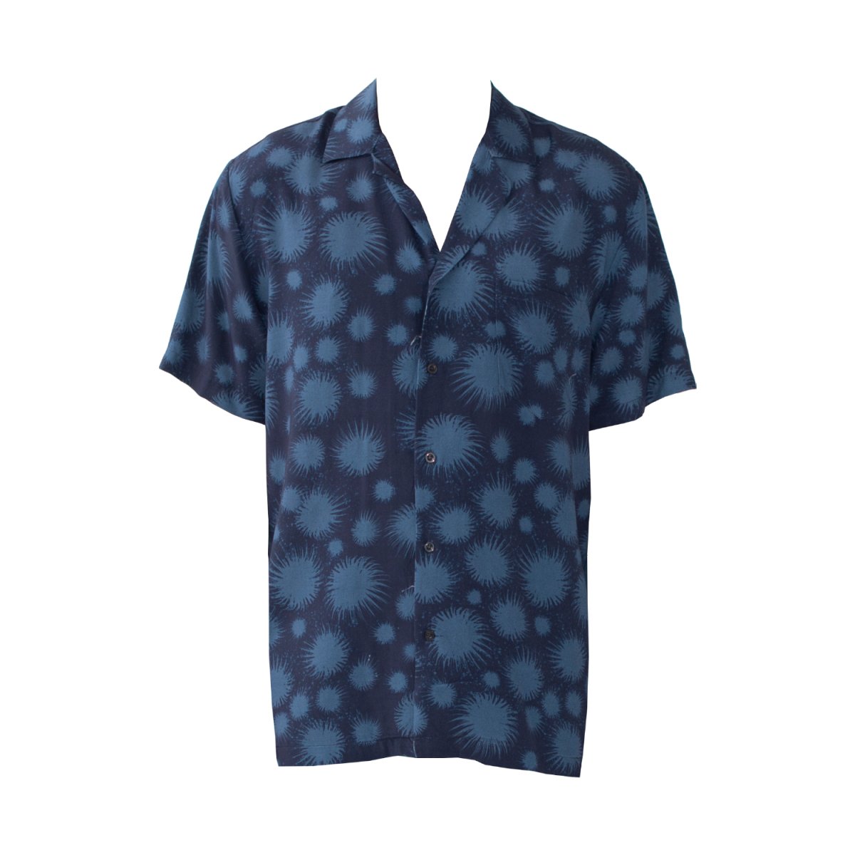 CAMICIA BLUE FIREWORKS - Benevierre