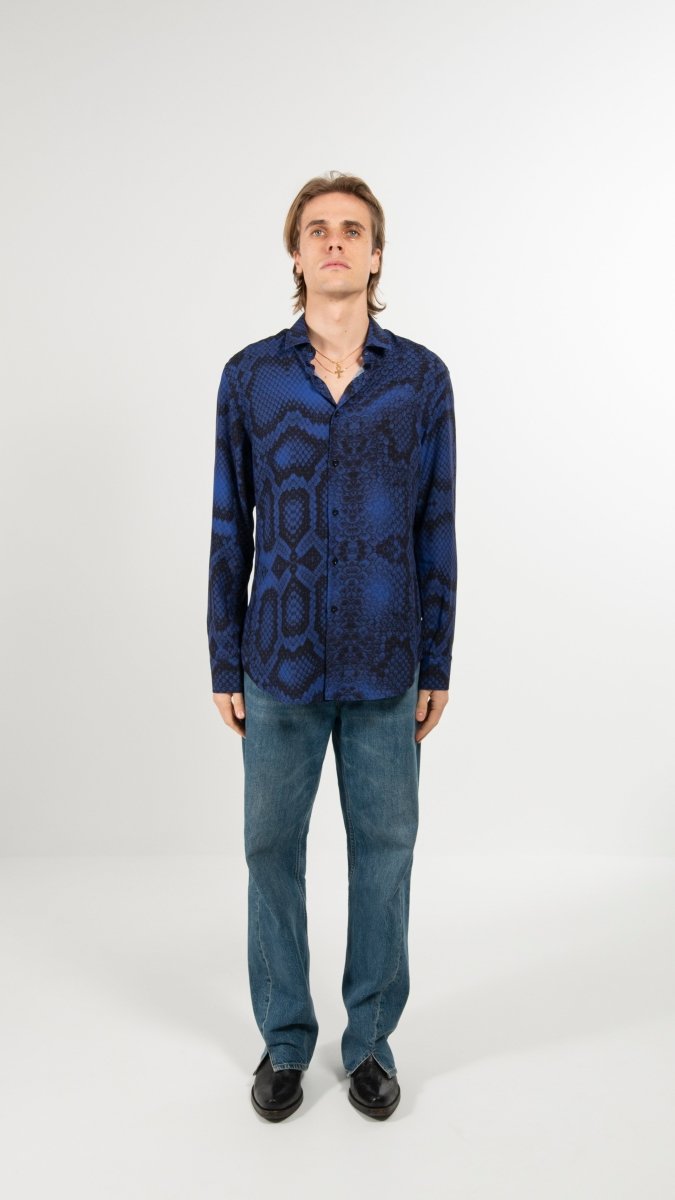 CAMICIA BLUE SCALES - Benevierre