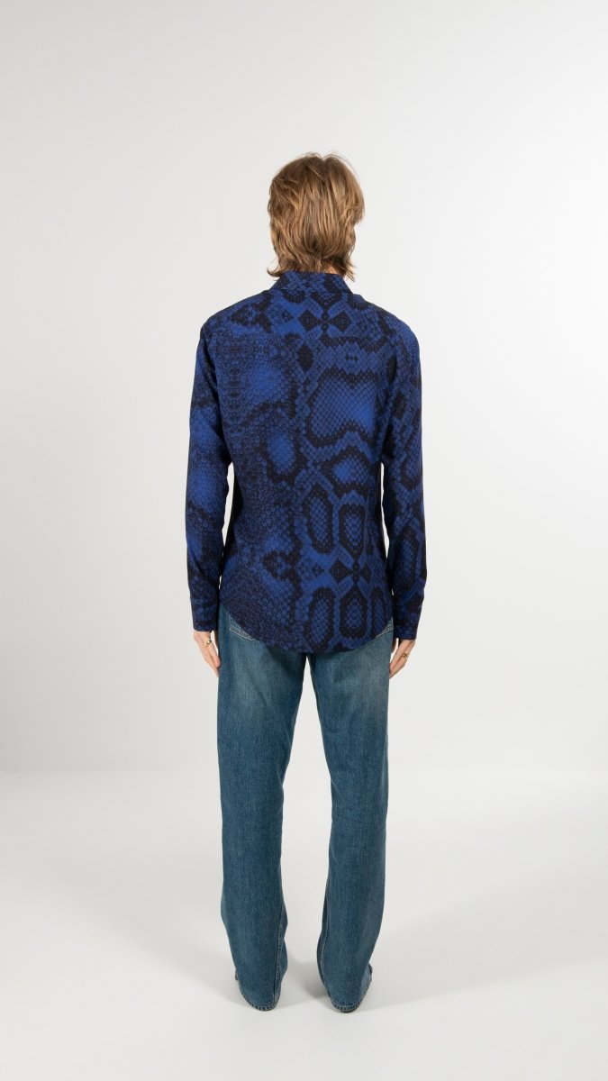 CAMICIA BLUE SCALES - Benevierre