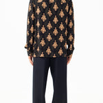 CAMICIA BROWN BAROQUE - Benevierre
