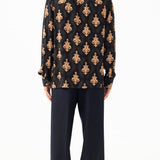 CAMICIA BROWN BAROQUE - Benevierre