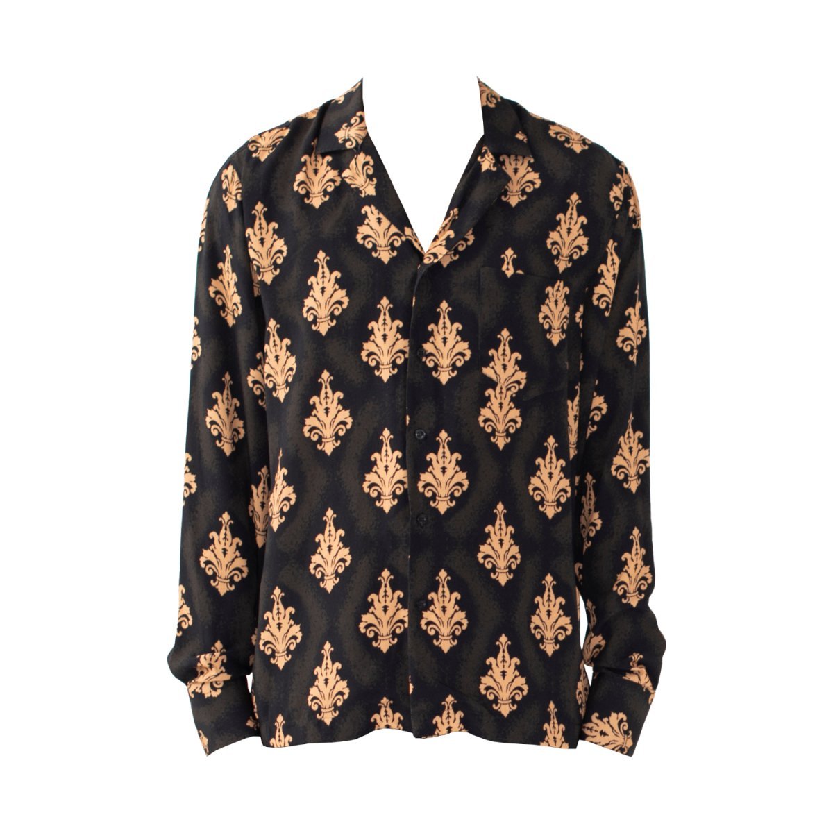 CAMICIA BROWN BAROQUE - Benevierre