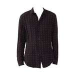 CAMICIA BROWN CLOCKS - Benevierre