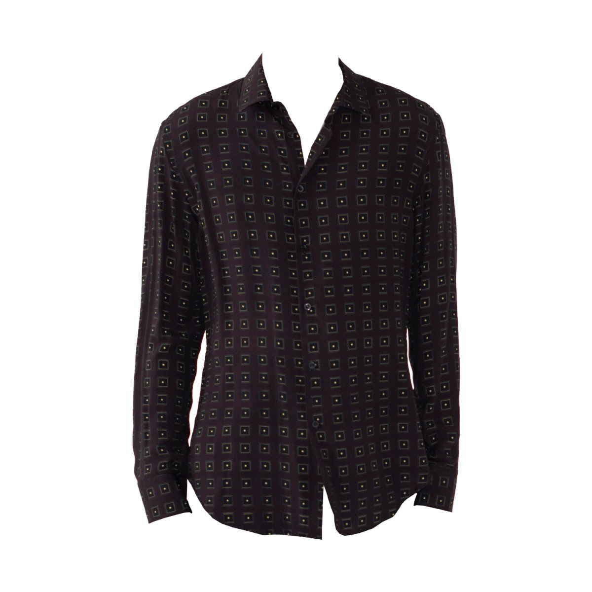 CAMICIA BROWN CLOCKS - Benevierre