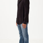 CAMICIA BROWN CLOCKS - Benevierre