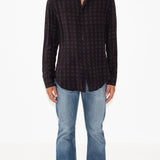 CAMICIA BROWN CLOCKS - Benevierre