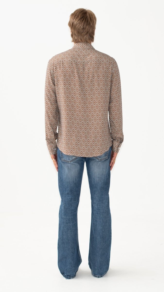 CAMICIA BROWN DIAMOND - Benevierre