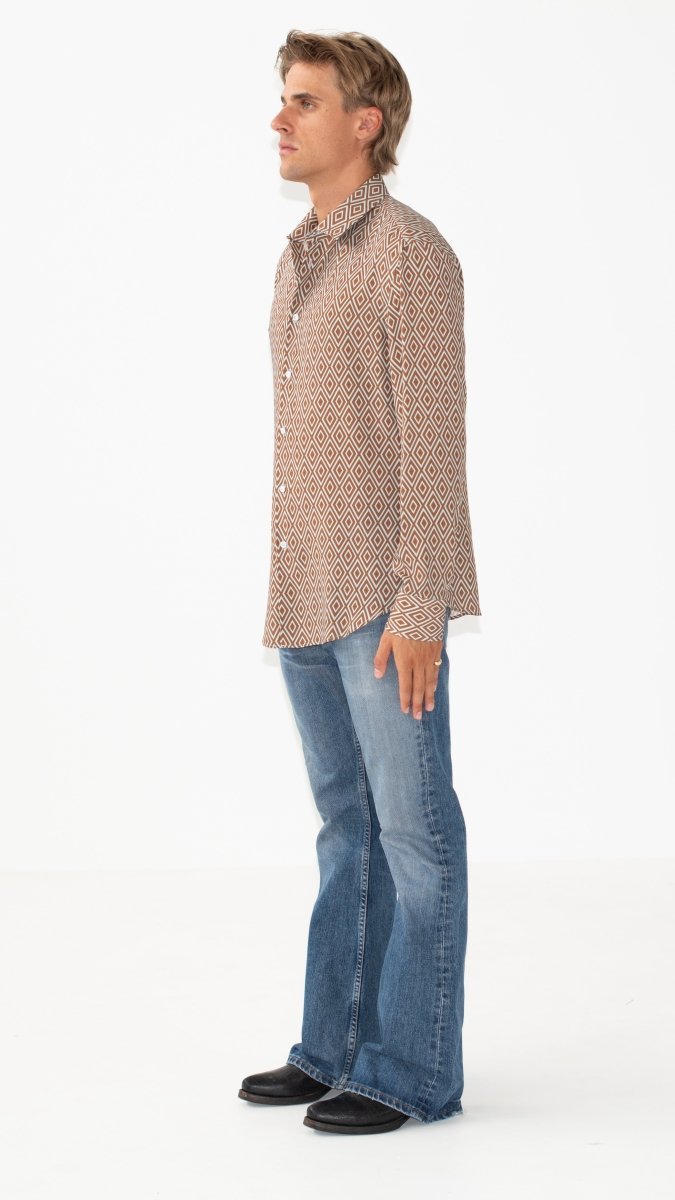 CAMICIA BROWN DIAMOND - Benevierre
