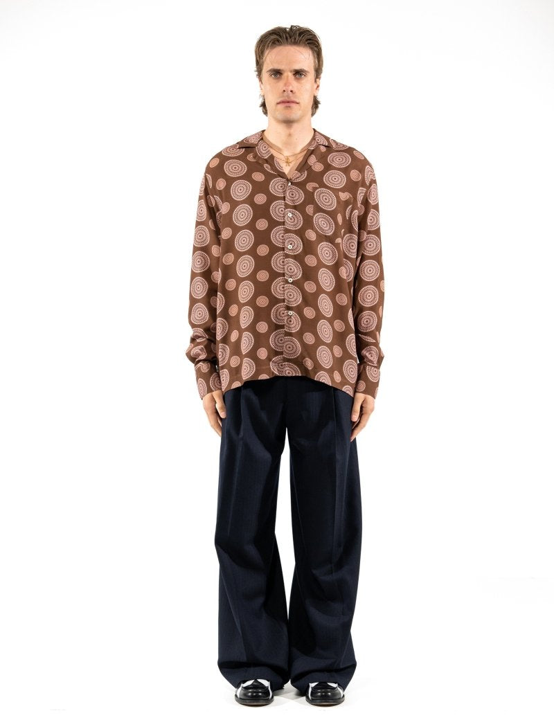 CAMICIA BROWN GREECE - Benevierre