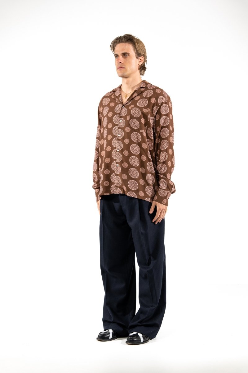 CAMICIA BROWN GREECE - Benevierre