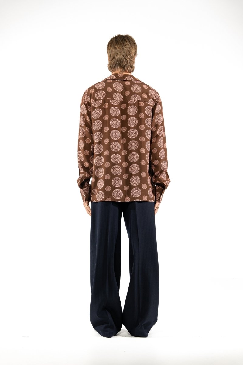 CAMICIA BROWN GREECE - Benevierre