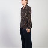 CAMICIA BROWN PAISLEY BAROQUE - Benevierre