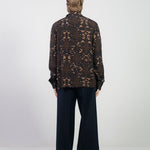 CAMICIA BROWN PAISLEY BAROQUE - Benevierre