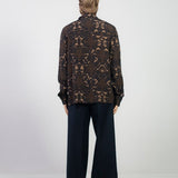 CAMICIA BROWN PAISLEY BAROQUE - Benevierre