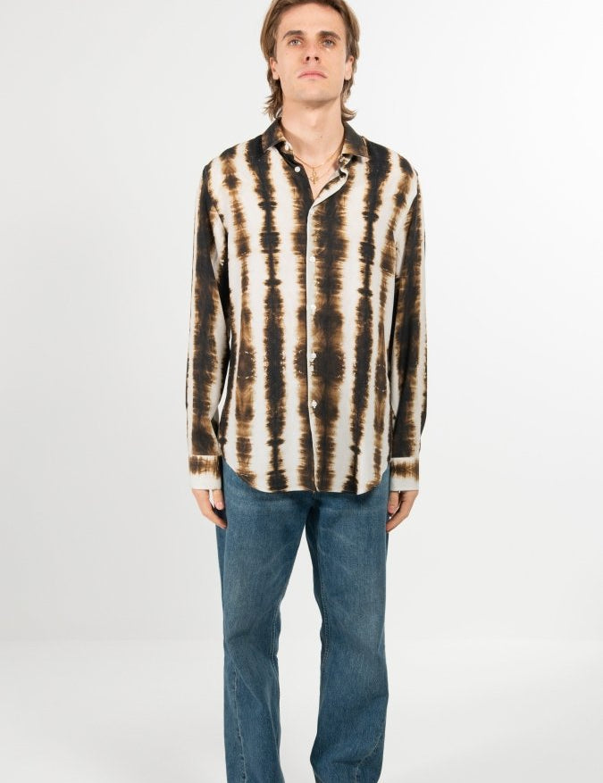 CAMICIA BROWN SHADES - Benevierre
