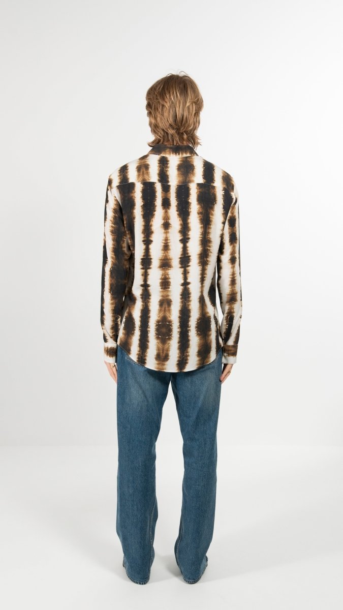 CAMICIA BROWN SHADES - Benevierre