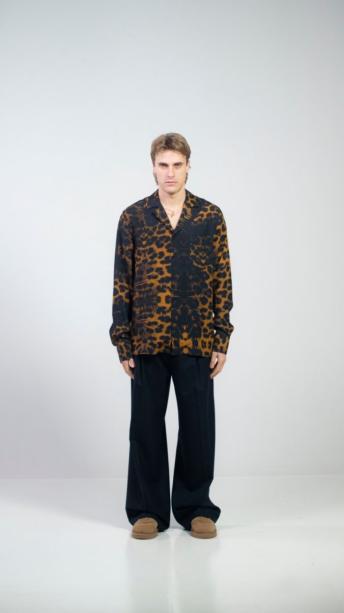 CAMICIA BROWN WILD FEELINGS - Benevierre