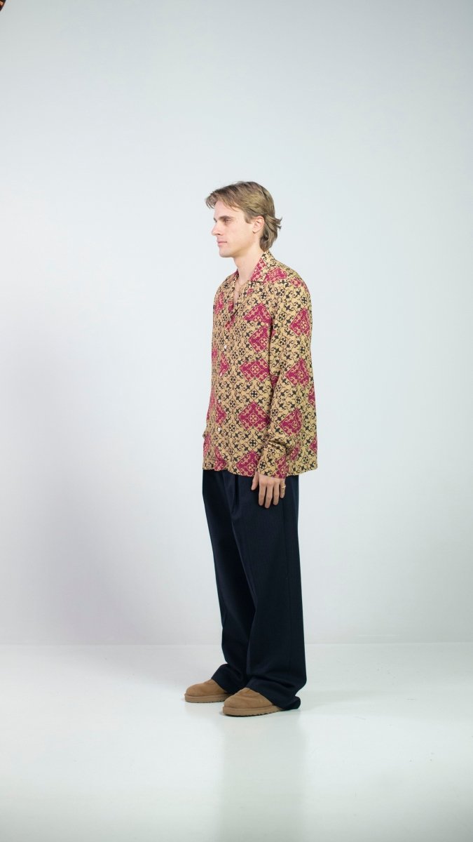 CAMICIA CREAM MAIOLICA - Benevierre