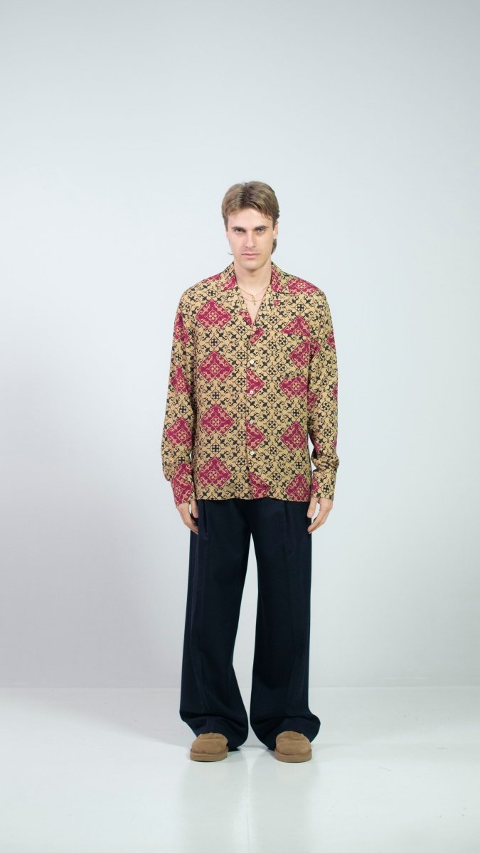 CAMICIA CREAM MAIOLICA - Benevierre