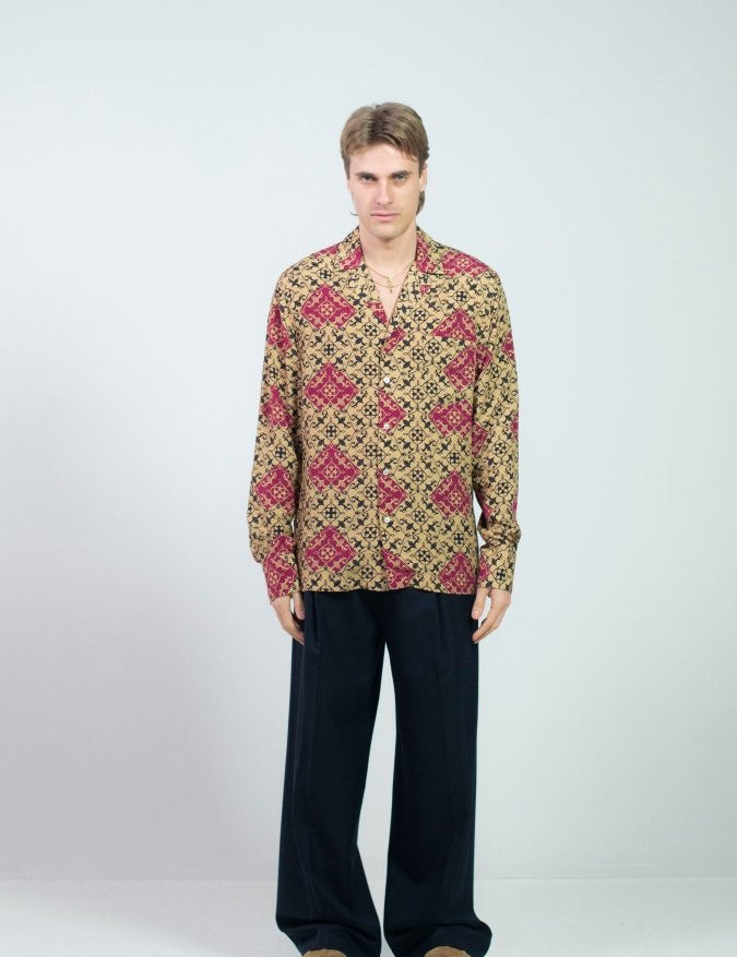 CAMICIA CREAM MAIOLICA - Benevierre