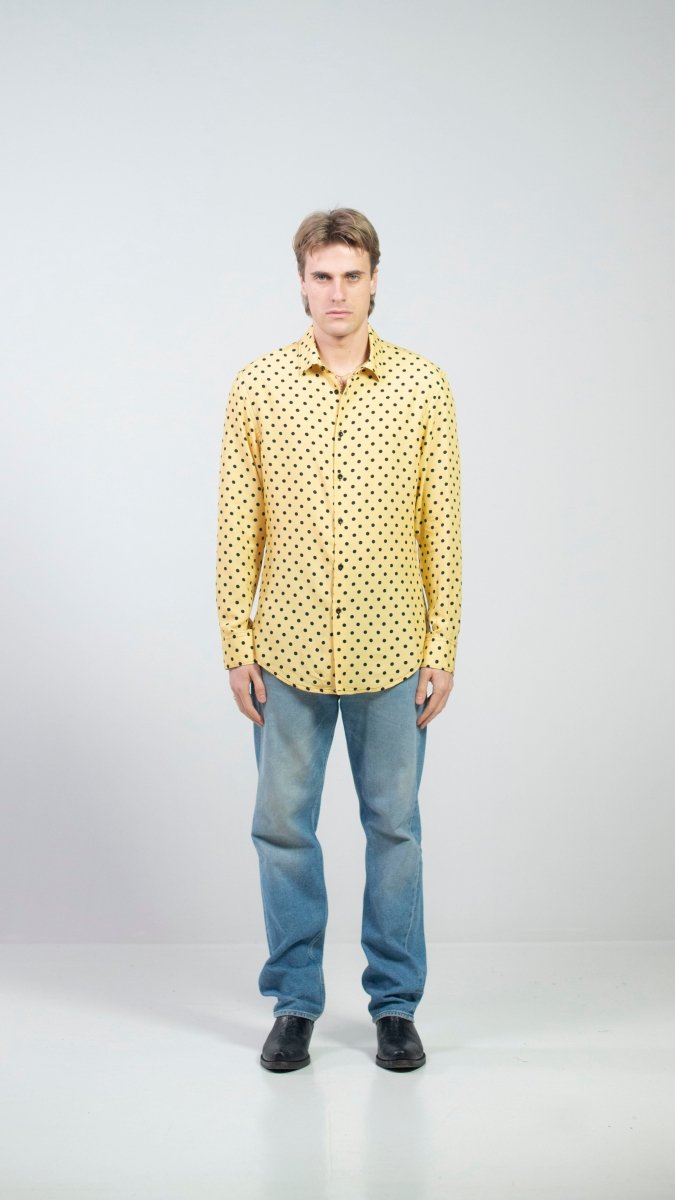 CAMICIA CREAM POIS - Benevierre