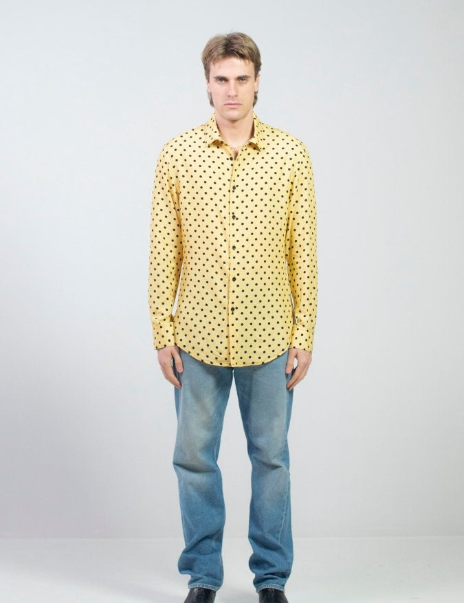 CAMICIA CREAM POIS - Benevierre