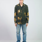 CAMICIA GREEN LEOPARD PAISLEY - Benevierre